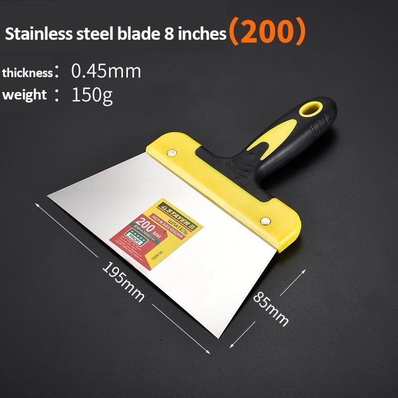 

Шпатель из нержавеющей стали для шпатлевки Гладкий шпатель для гипсокартона Гибкий шпатель Отделка краской Шпаклевка Строительные инструменты Инструменты для штукатурки стен