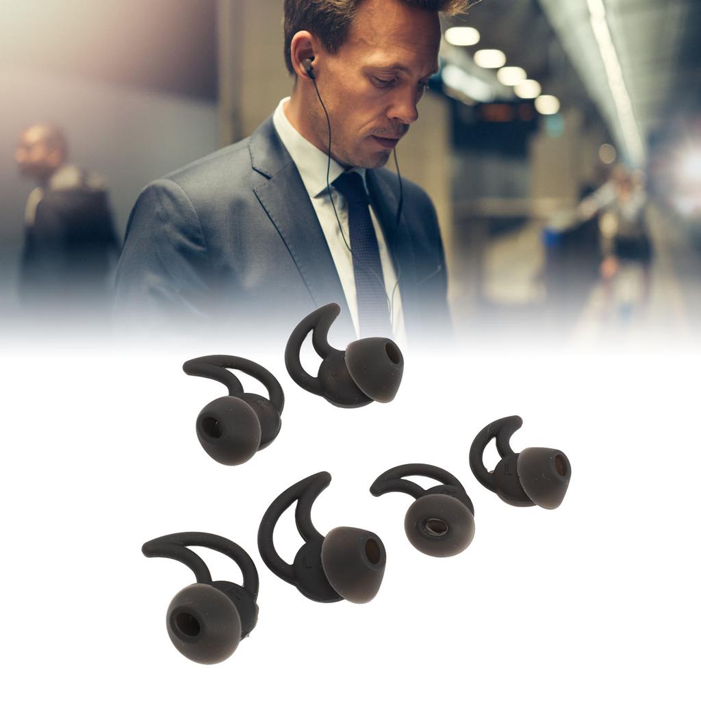 3 Pairs SCelsiusMCelsiusL Replacement Silicone Earbuds Tips Soft Comfortable Silicone Ear Tips for QC20 QC30 IE2 IE3 SIE2i Earphone