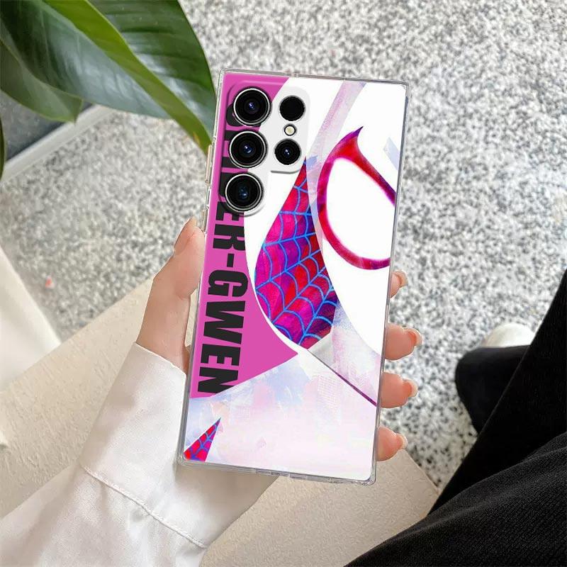 Custodia Trasparente The Avengers Spiderman Marvel Per Samsung Galaxy S26 S25 Ultra S24 S22 S26 Plus S20 S23 S21 S25 FE Copertura Trasparente