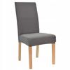 Flexible Smooth Chair Covers Size L Tess 6 Pcs Graphite Grey