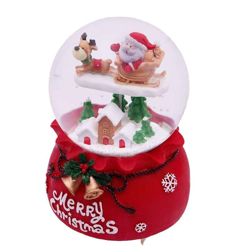 Glowing Crystal Ball Music Box: Perfect Christmas Gift & Home Decor for Friends or Kids