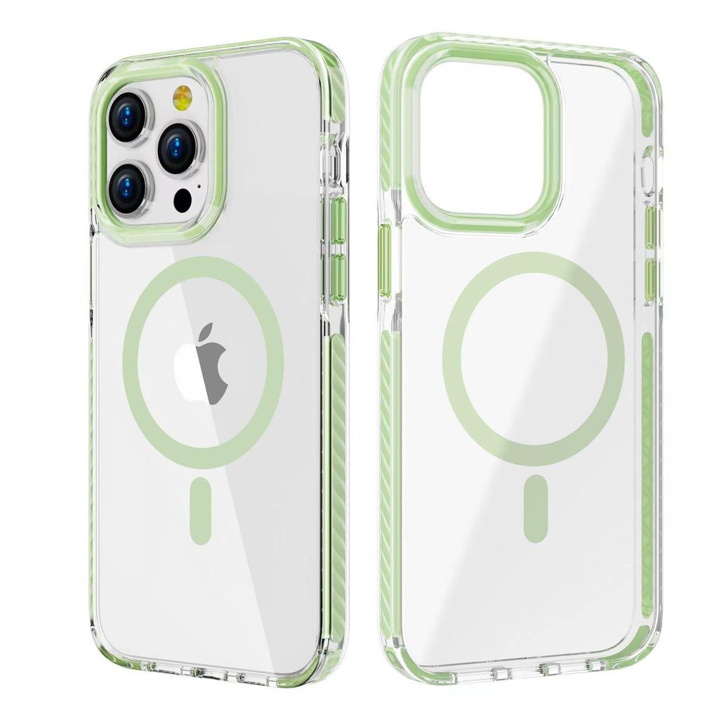Dual-Tone Magnetic Case for iPhone 17 Pro Max and Apple 16 Plus Clear Shield