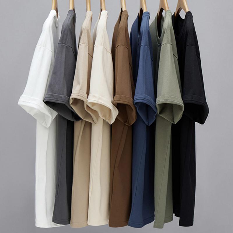 Hirsionsan Basic T Shirt Women 100% Cotton Short Sleeve Men's Tshirts Female Soft Jumper Female Summer Cusual 1+1 O NeckTees