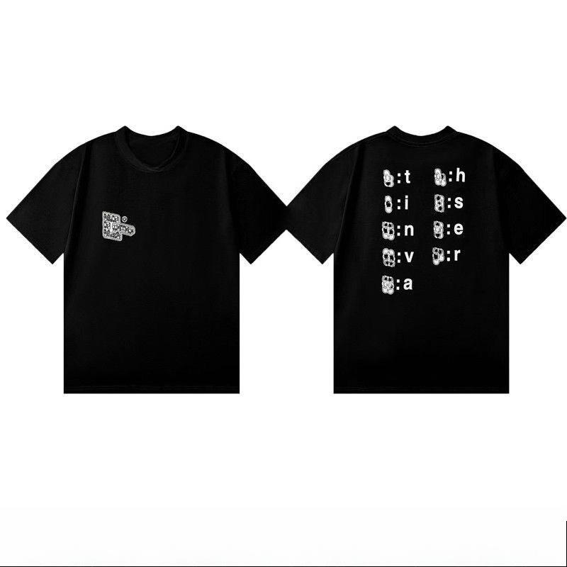 2026 Korea Thisis Trendy Summer Neverthat New Design Letterprint Roundneck Shortsleeved Tshirt For Unisex And Unisex