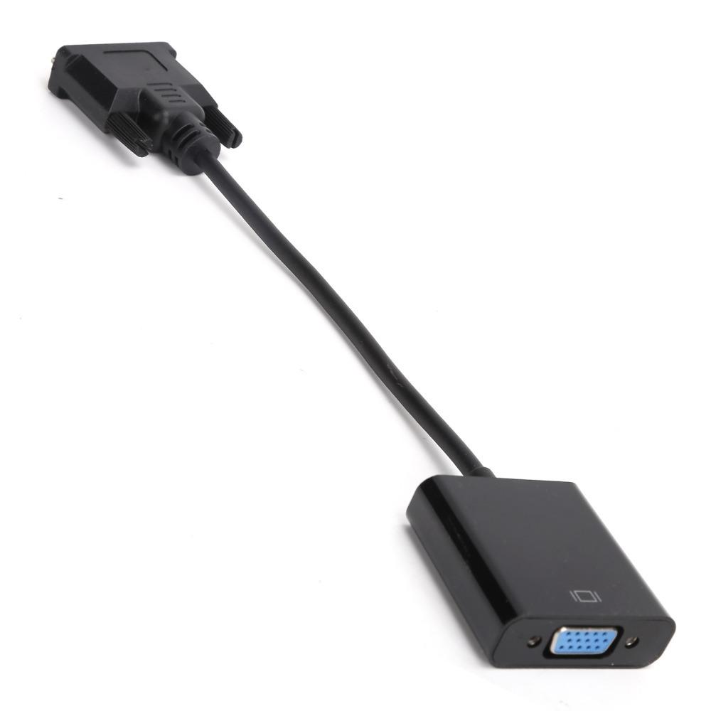 DVI 24+1 to VGA DVI-D to VGA Adapter Plug and Play Conversion Cable  for Desktop Tablet Computer