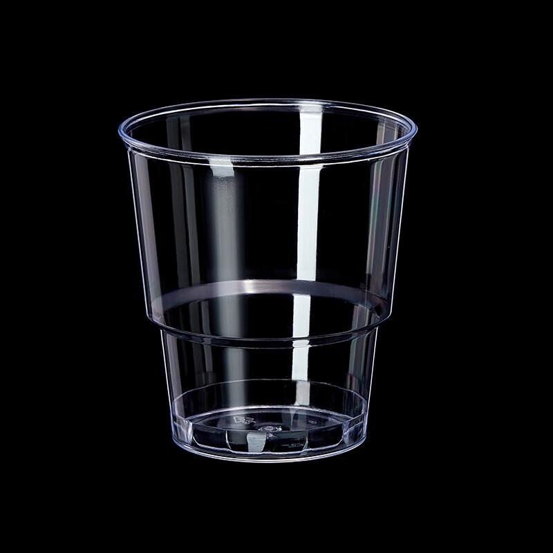 Jinwuyuan 150ML Disposable Hard Plastic Stepped Cups (60 Count)