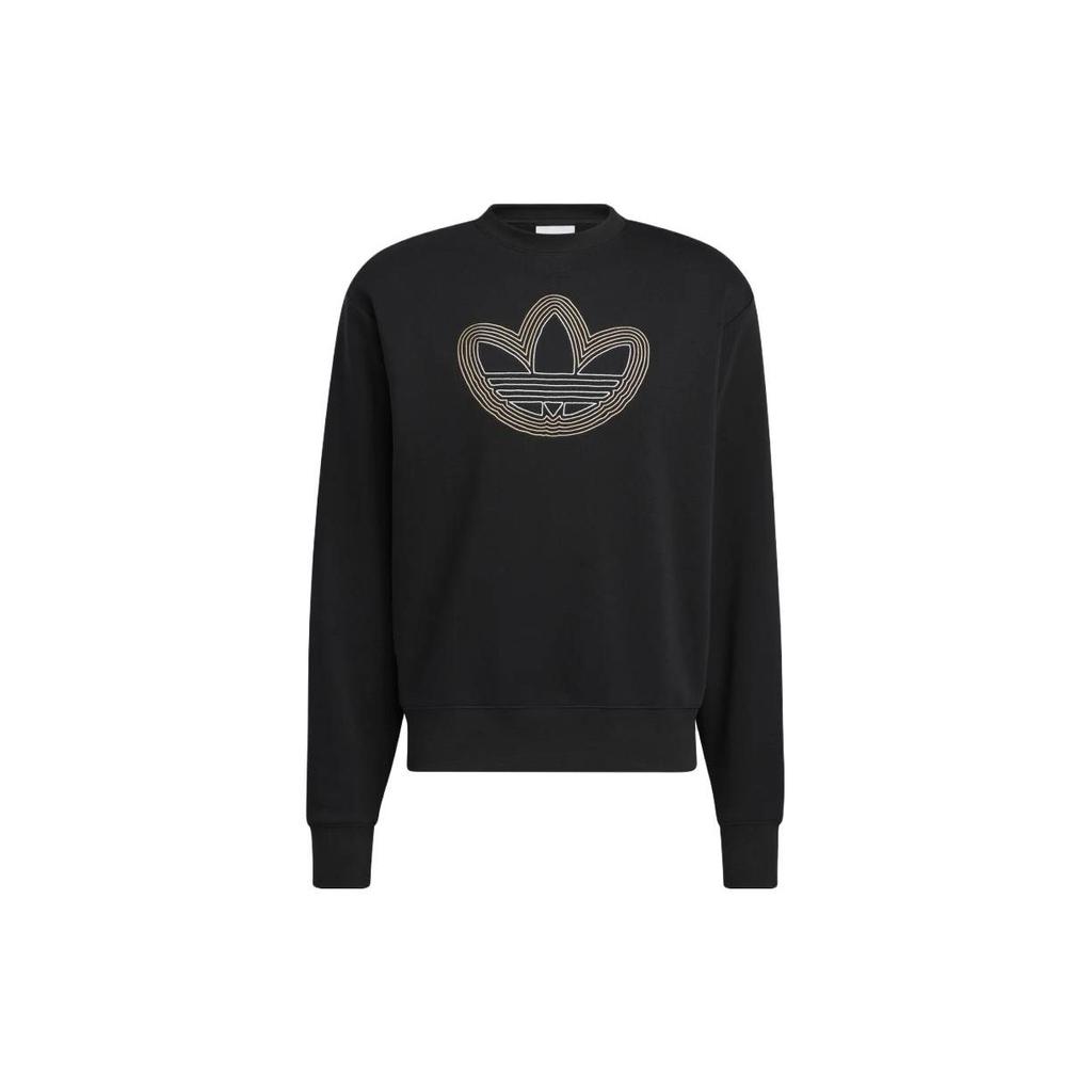 Adidas Originals Crew Neck Sweatshirt Men Tops Black HI2975