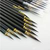 3Pcs Copper Head Hook Line Paint Brush Watercolor Brush Chinese Calligraphy Artist Stationary Oil Painting Brush Art Supplies