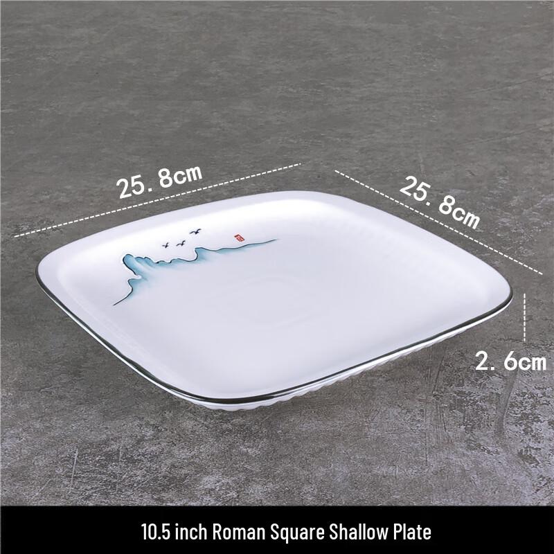 Irregular Ceramic Dinner Plate