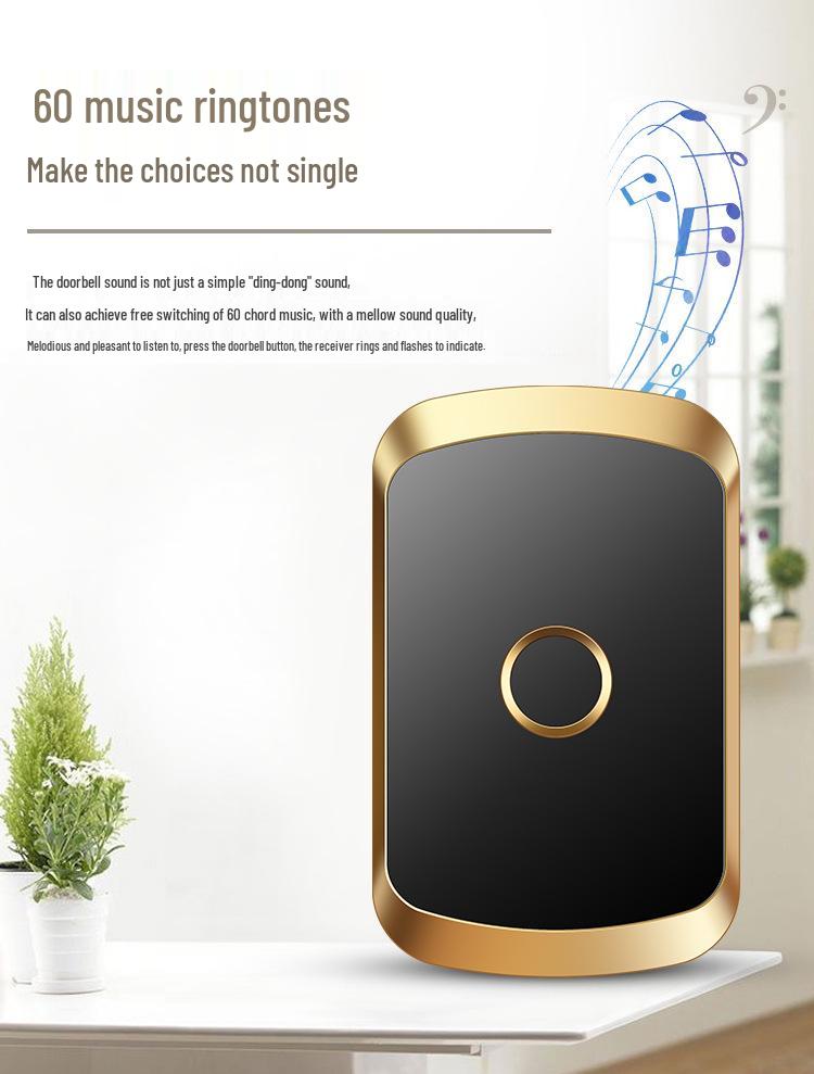 Ultra-Long Range Smart Wireless Doorbell with Dual Receiver & Elderly Call Button