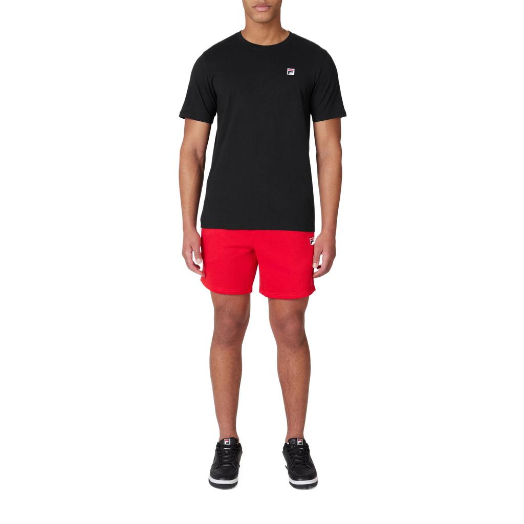 FILA Fashion Classic Versatile Moisture-Wicking Short Sleeve T-Shirt Men Tops Black LM41E633-001