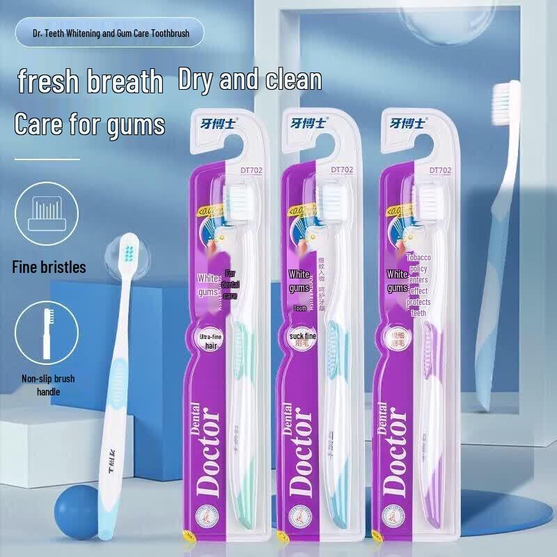 Dr. Dental Whitening Gum Care Toothbrush (6-pack)