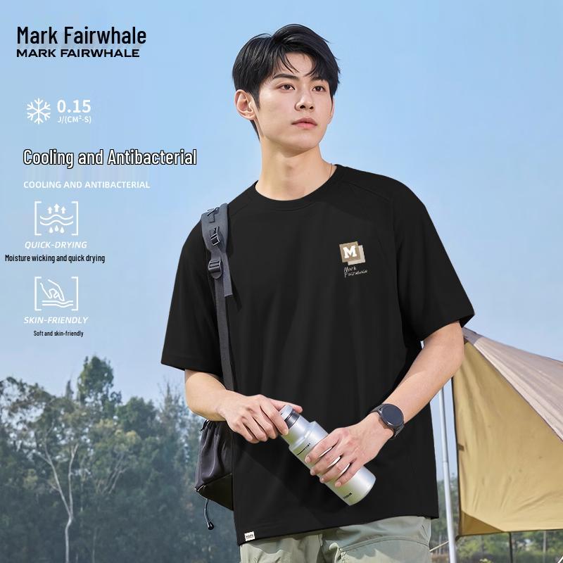 MARK FAIRWHALE Men s Casual Short Sleeve T-Shirt XL