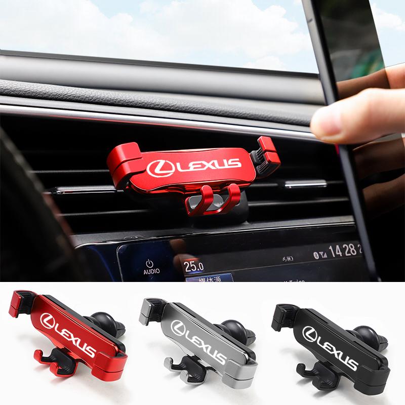 Zinklegierung Auto Styling Handyhalter Lüftungsschlitz Halterung Clip Für Lexus FSPORT LBX NX RX 350h 450h ES UX 300e GS GX IS LS LX CT LC RC