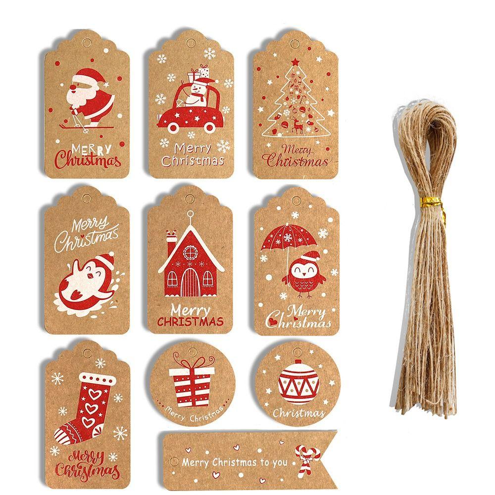 Label DIY Crafts For Home Xmas Christmas Decorations Gift Decor Tags Wrapping Cards Thank You Label