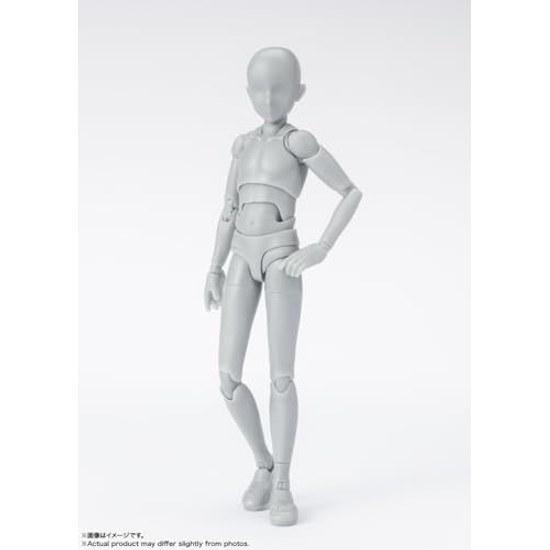 TAMASHII NATIONS S.H. Figuarts Body-kun - School Life Edition DX SET (Gray Color Ver.) Approximately 135mm PVC ABS Movable Figure