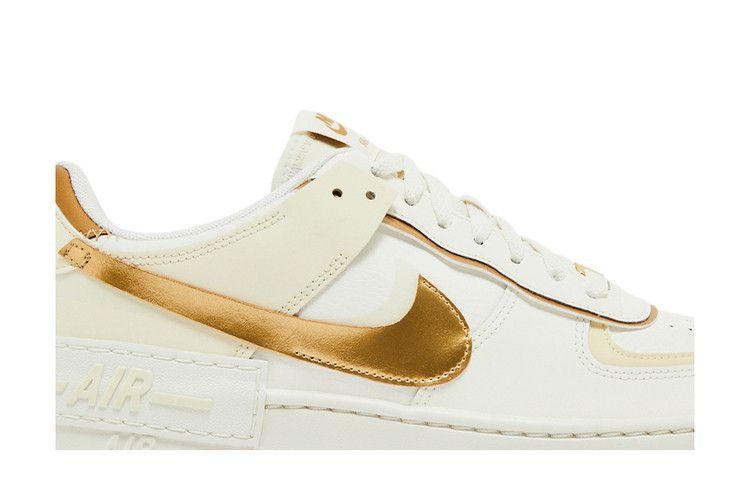Nike Air Force 1 Shadow Sail Coconut Milk Metallic Gold (Women's)
