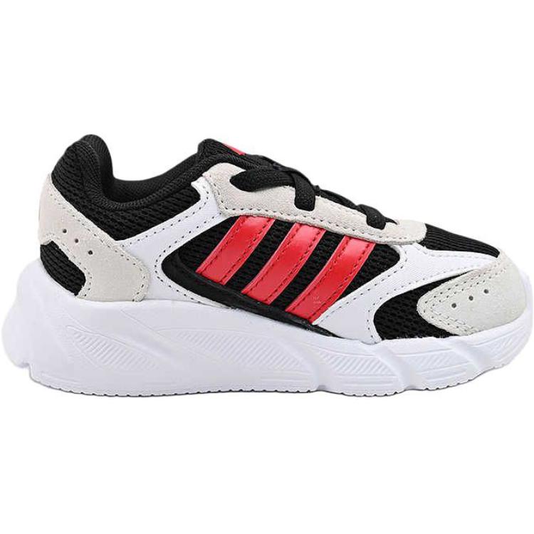 Adidas Cloudfoam Comfortable Non-Slip Durable Low-Top Walking Shoes Baby Shoes Black White JI1637