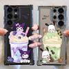 Süße Sanrio Kuromi Handyhülle für Samsung Galaxy S25 Plus S25 Ultra s24ultra s24fe S20 FE S21FE S23 S24 S22 Ultra Klare Hülle