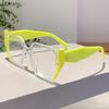 Women Square Decor Glasses Candy Color Blue Light Blocking Eyewear Trendy Brand Design Oversize Eyeglasses for Ladies