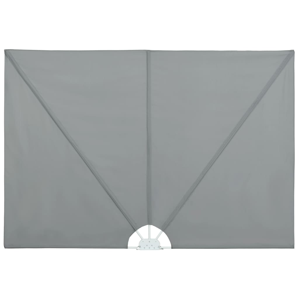 Foldable Terrace Side Awning Gray 300 * 150 cm
