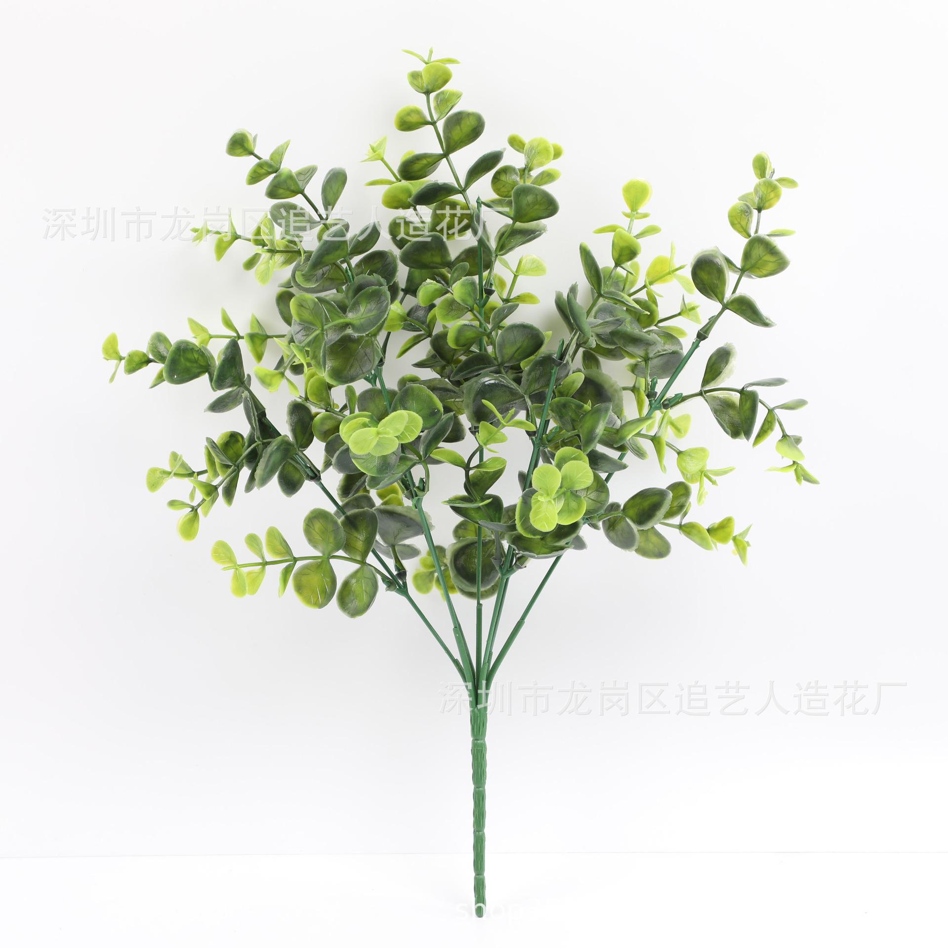 

Эвкалипт, Имитация листьев денег, Имитация растений, Домашние украшения, Пластиковые водные растения, Искусственные цветы зелёный