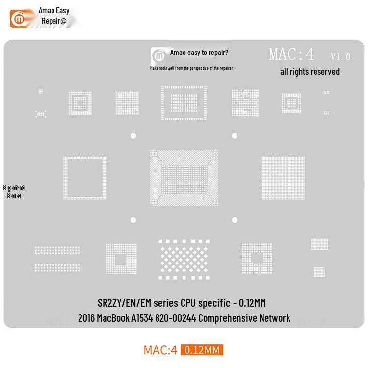 Apple MacBook Serie/MAC Laptop Upgrade-Kit mit Lötpasten-Schablone