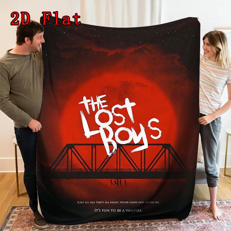 Lost Boys 2D Flat Pattern Flannel Blanket High Quality All Seasons Warmth and Comfort Perfect for Christmas Gifts.MMT0918003