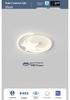 Cream Minimalist Smart Ceiling Light for Living Room - 2022 Popular Style Lighting Fixture Package
