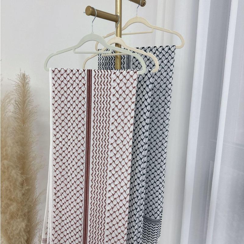 Fashion Kuffiyeh Hijab Chiffon Scarf Women Islamic Muslim Scarves Shawl Echarpe Breathable Foulard Dubai Hijabs