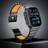 Titanium Band for Apple Watch Ultra 3 49mm Series 11 10 46mm 45 44mm Rubber Watchband Luxury Magnetic Strap for Iwatch 9 8 6 SE