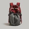 Fashion Nylon Backpack with Drawstring Side Pocket Adjustable Padded Straps for Outdoor Daily Use Large Capacity Shoulder Bag