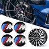 4PCS/SET Car Scratch Proof Car Hub Cap Sticker Kit For BMW-M M3 M4 M5 M6 F20 F30 G20 F31 F34 F10 G30 F11 F25 X1 X2 X3 X4 X5 X6 X7 I3 5 Car Accessories