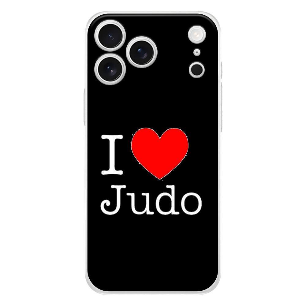 Soft Clear Phone Case For iPhone 17 Air 16E 16 11 15 14 Pro MAX 12 13 7 8 Plus SE Easter Cover Protection Japanese Martial Judo