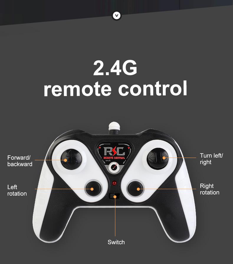 2.4G Dual-Sided Amphibious Remote Control Car with Gesture Control