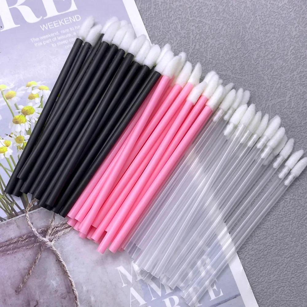 300pcs Lip Brush Eyelash Wands Applicators Disposable Lip Brush Lipstick Brush Lip Gloss Applicator Wands Makeup Beauty Tool