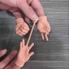 Finger Puppet Set of 2 for Cats Play Video Shooting Props Role Playing Puppet Tiny Hands for Cats Funny Fingers