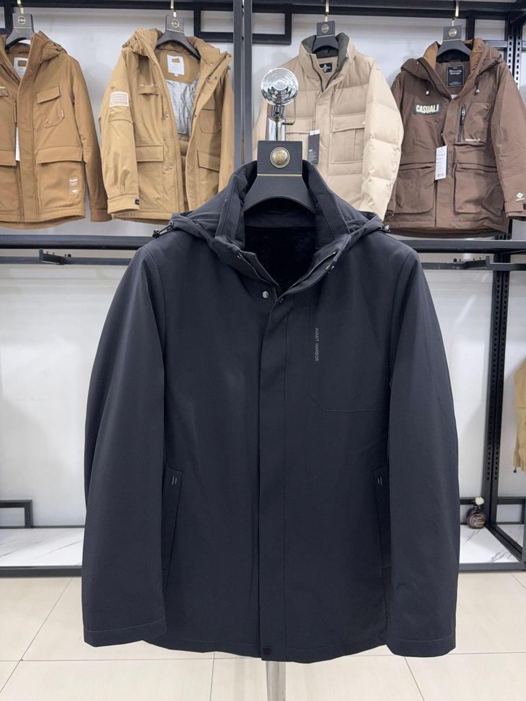 H Family Hooded Jacket: Stylish, Casual, Versatile with Detachable Lining - Model 4Y003A