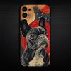 Cartoon French Bulldog  Phone Case For Samsung S25/S24/S23/S22/S21/S20/Plus,Fe,Lite/Others Black Cover
