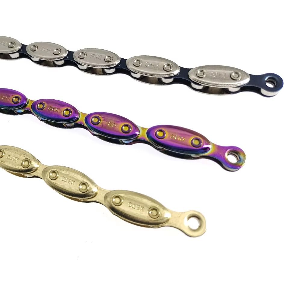100 Link Bicycle Chain Fixed Gear Single Speed Chain Heavy Duty Bicycle Olive Chain  BMX Bike