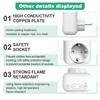 For Tuya WIFI Digital Thermostat Socket 16A Outlet Featuring Remote App Access and Voice Control Compatibility