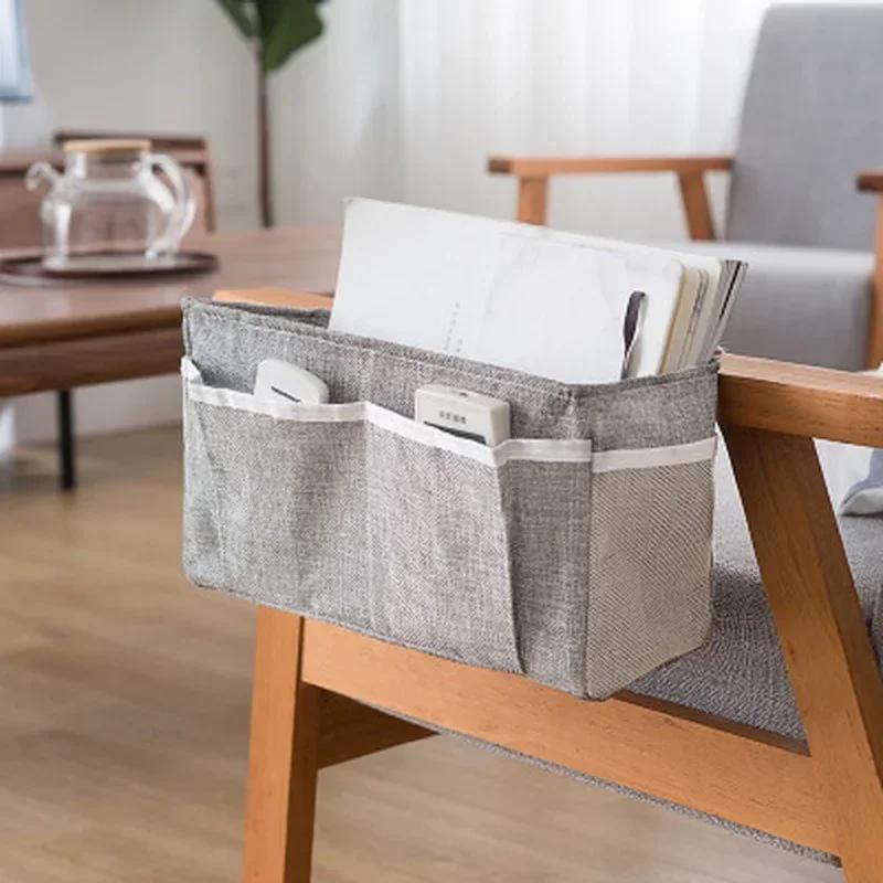 Linen Bedside Convenient Storage Car Storage Bag Hanging Bag Sundry Household Multifunctional Pocket Bunk Bed Storage Bag