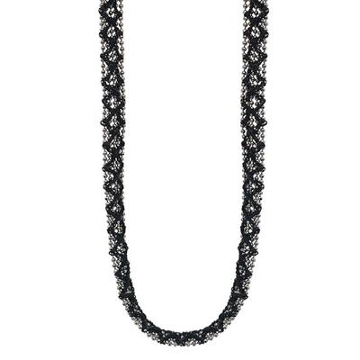 Gkelly Black Ball Chain Choker Necklace Bz431
