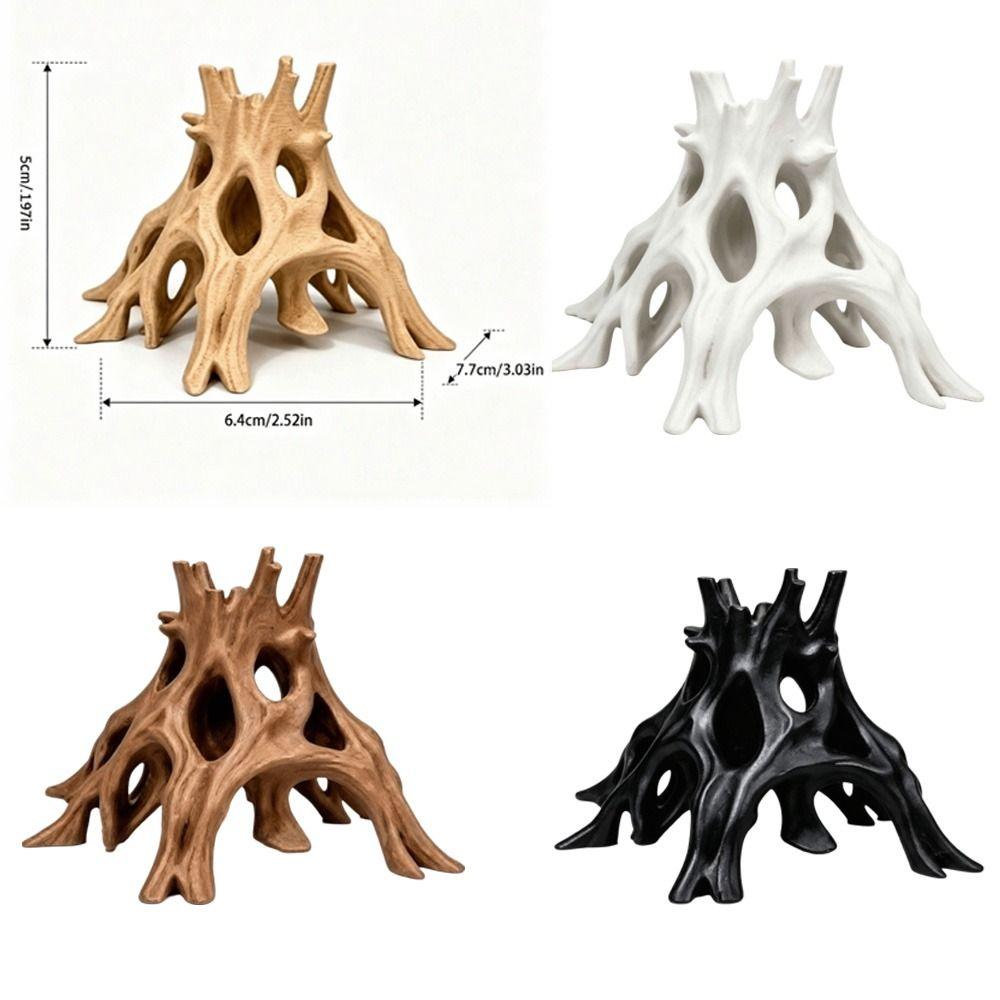 3D Printed Aquarium Fish Shelter Tree Trunk Driftwood Landscape Hermit Crabs Habitat