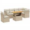 VidaXL Garden Lounge Set with Cushions 7 Pcs, Patio Sofas, Patio Furniture Set, Outdoor Furniture, Beige 3270855