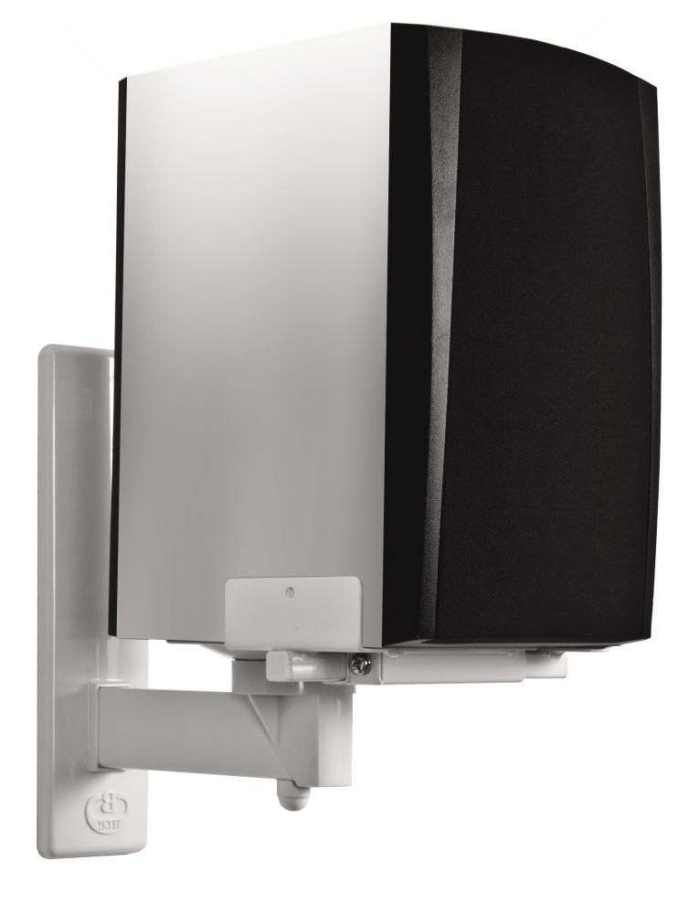 Universalhalterung für Lautsprecher mit einem Gewicht von max.. bis 25 kg. / B-Tech BT77  WEISS, B-Tech