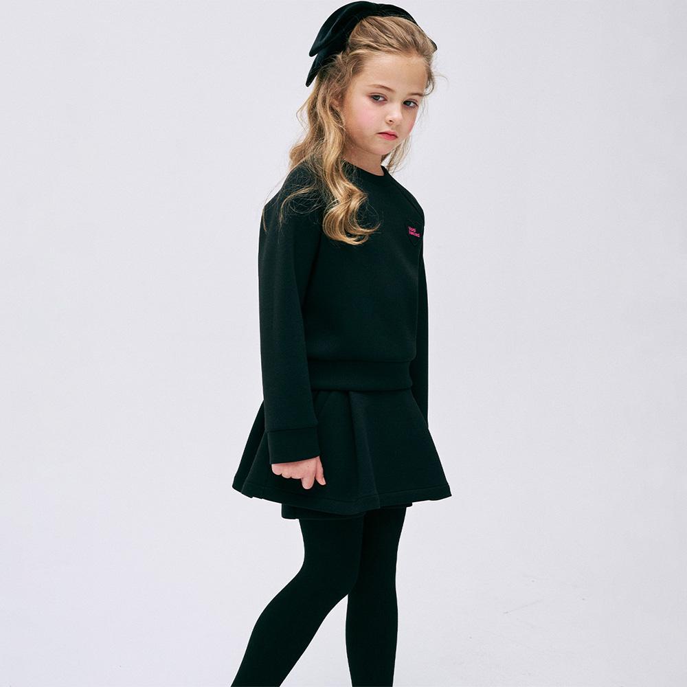 [mardimercredi] KIDS NEOPRENE MINI PANTSKIRT_BLACK