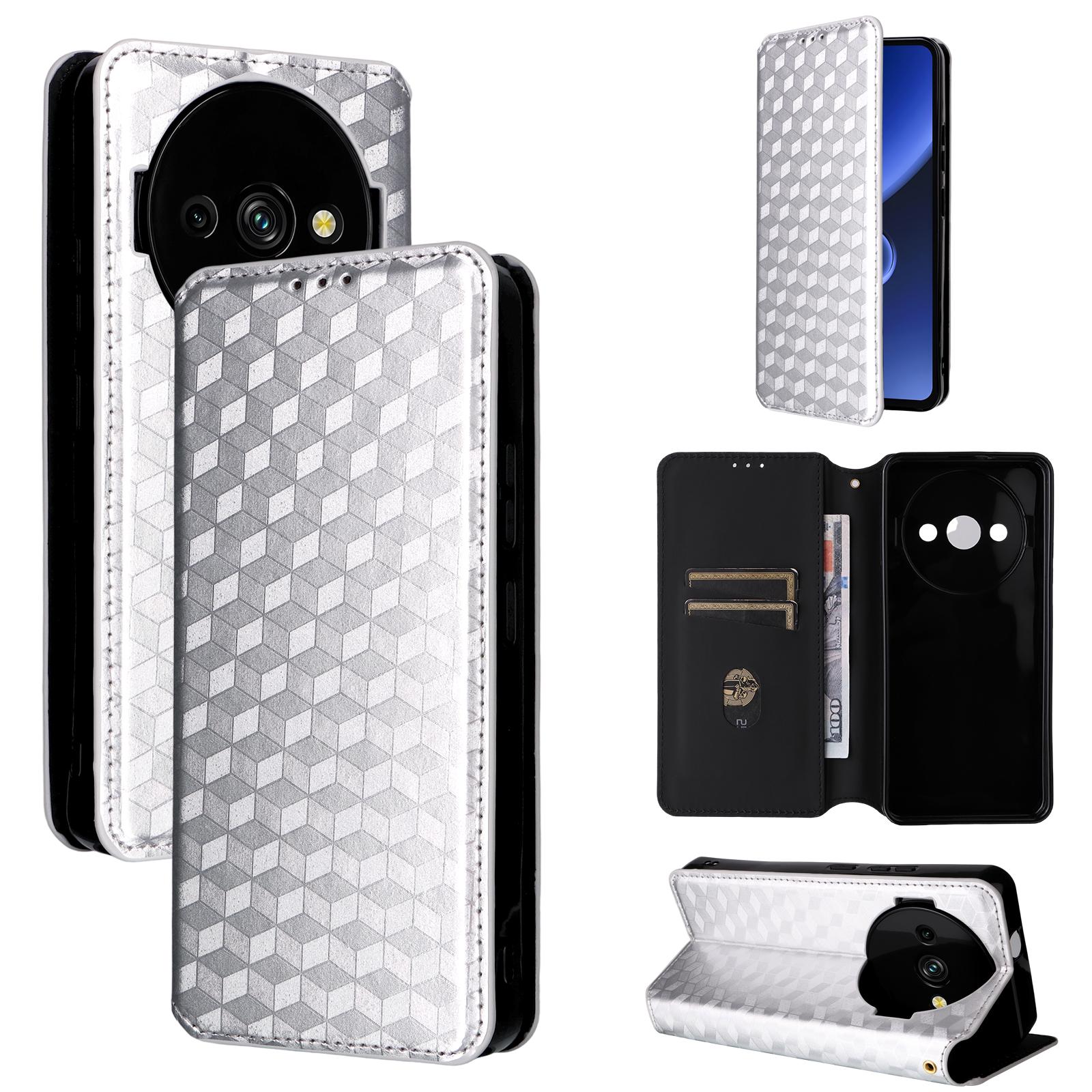

Чохли-книжки для Oukitel C59 / C59 Pro з ПУ шкіри, повноцінний захист корпусу, протиударний, міцний, ретро чохол для телефону for Oukitel C59 / C59 Pro срібний