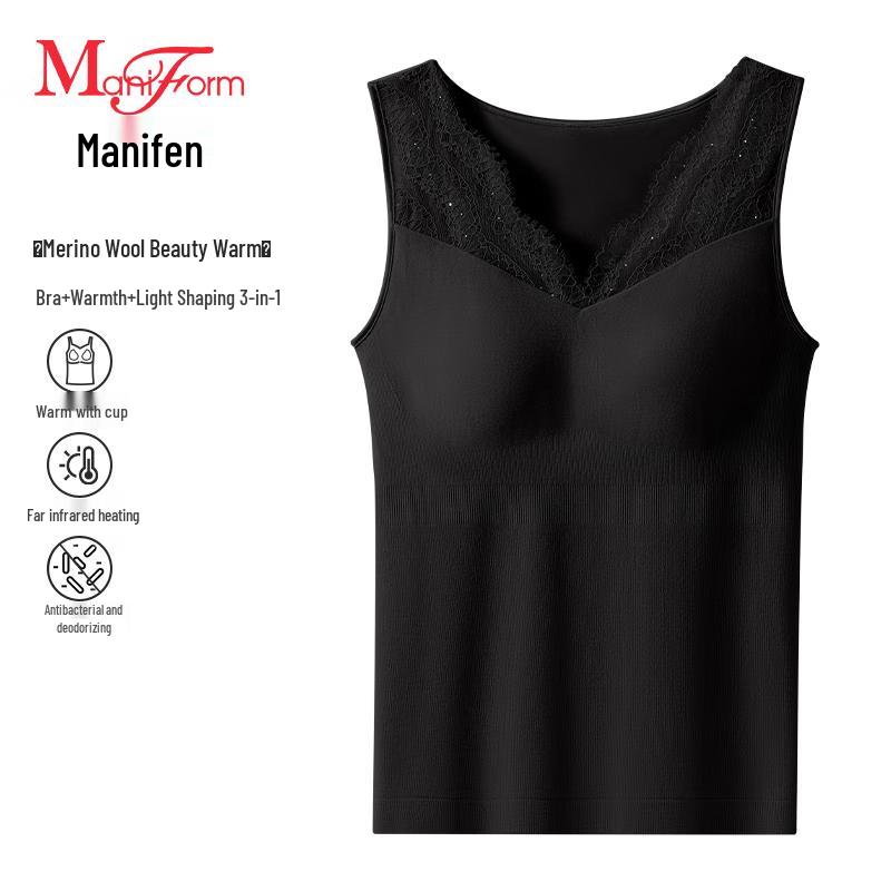 

Женский терможилет Maniform из смесовой мериносовой шерсти L