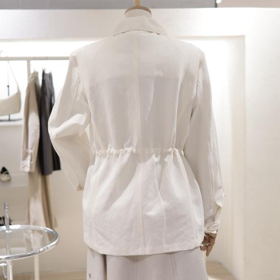 Z252MSF017 Linen Blend Work Jacket